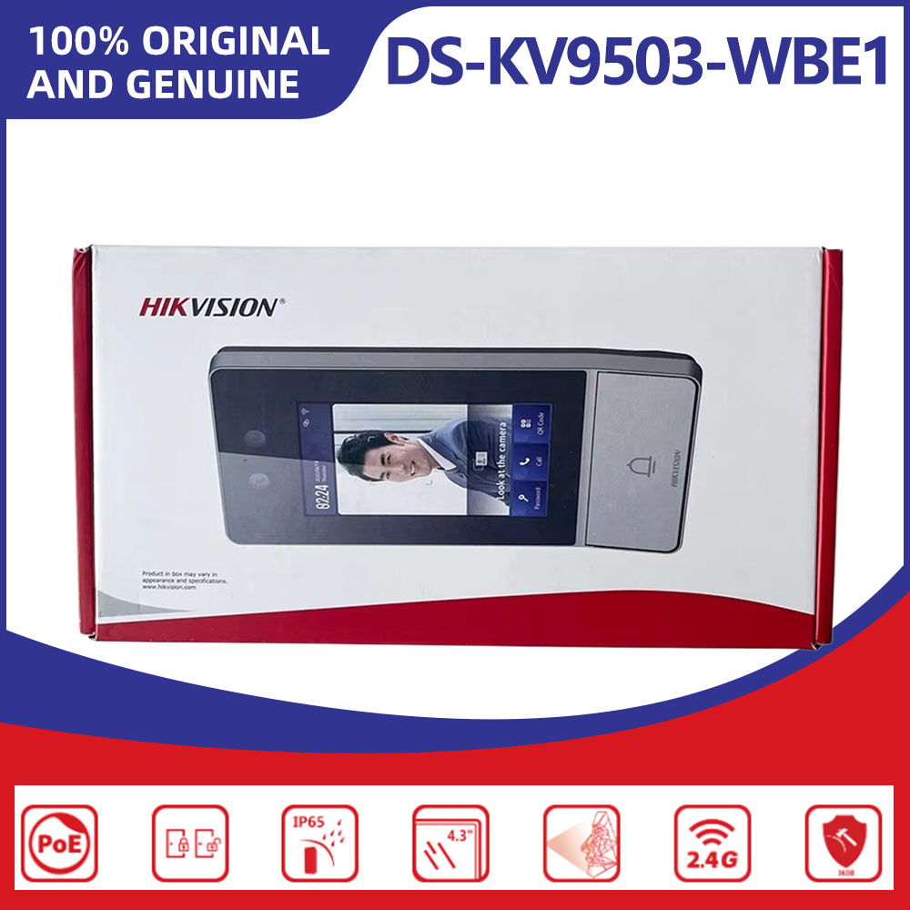 Smart Home Hikvision - Hikvision DS-KV9503-WBE1 Facial Recognition IP Villa