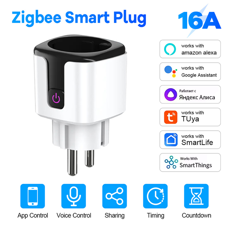 Smart Home Group - Zigbee Smart Plug 16A 20A EU