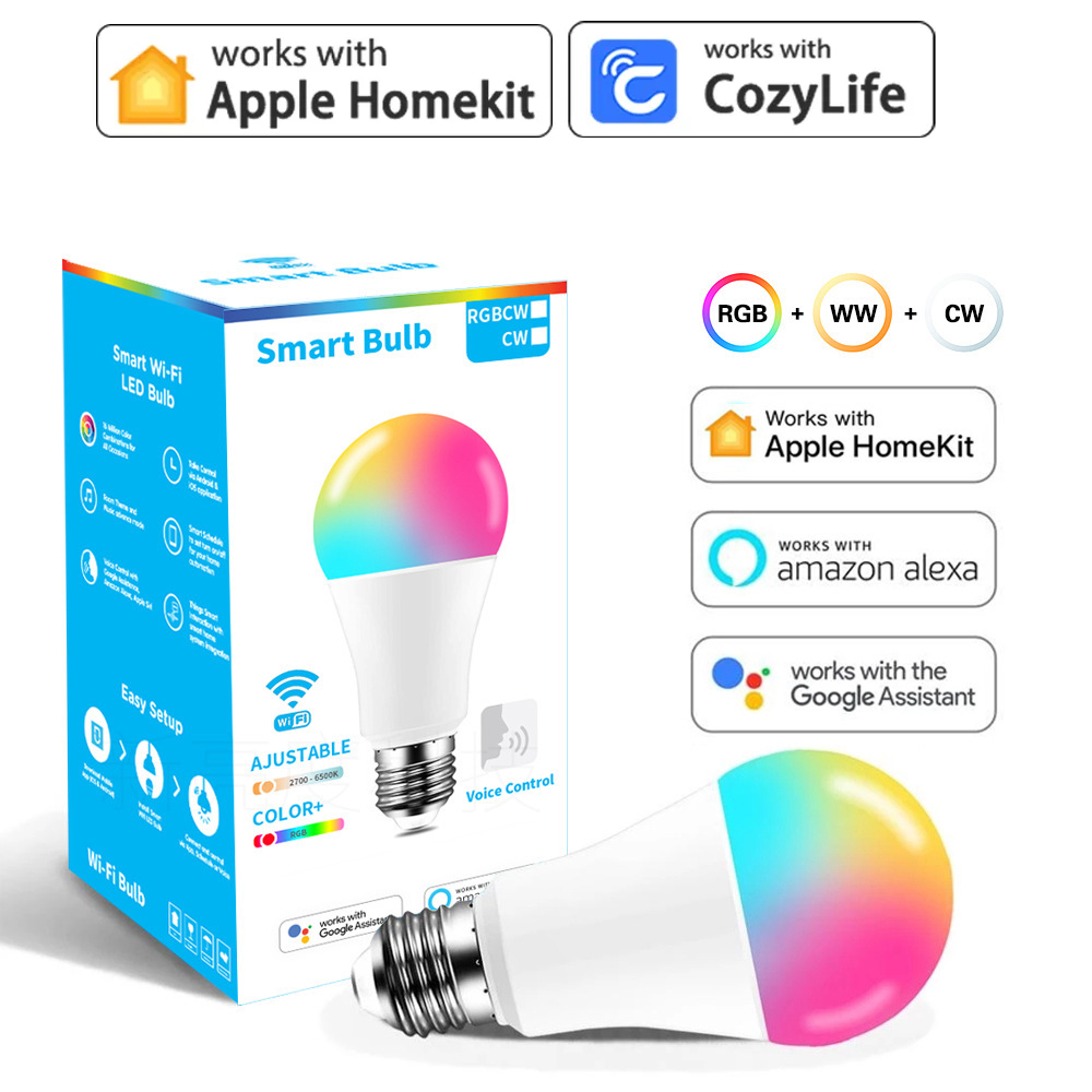 Smart Home Group - 9W WiFi Homekit Light Lamp E27