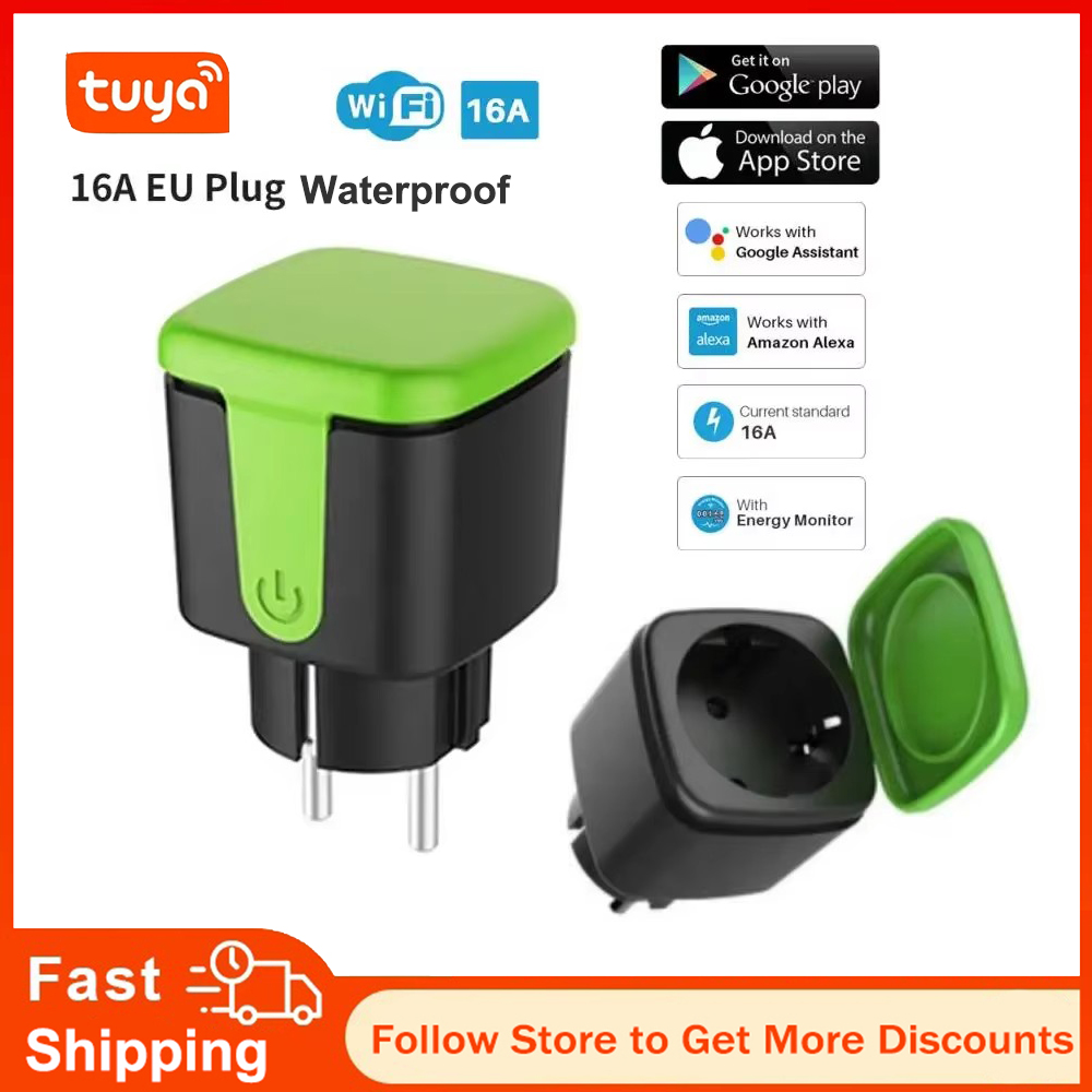 Smart Home Remote - Tuya EU 16A WiFi Smart Waterproof