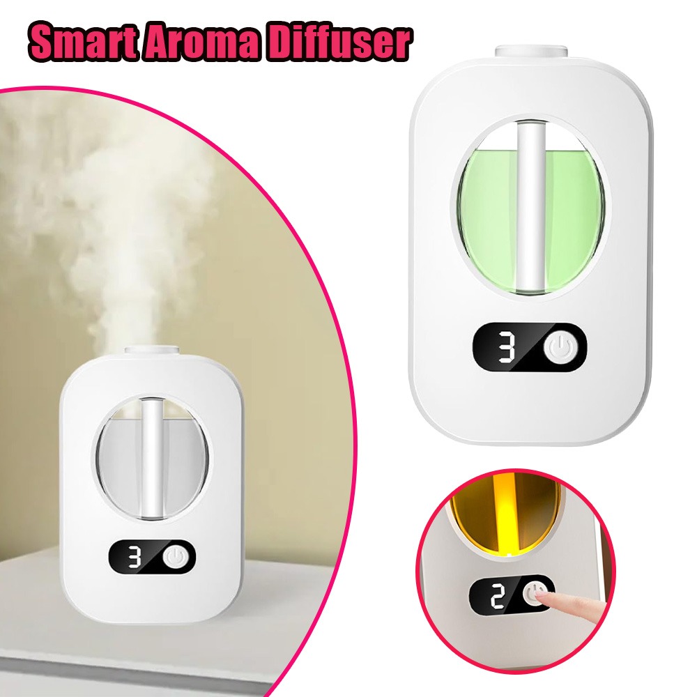 Smart Home Fragrance Diffuser - Rechargeable Smart Aroma Diffuser with Automatic