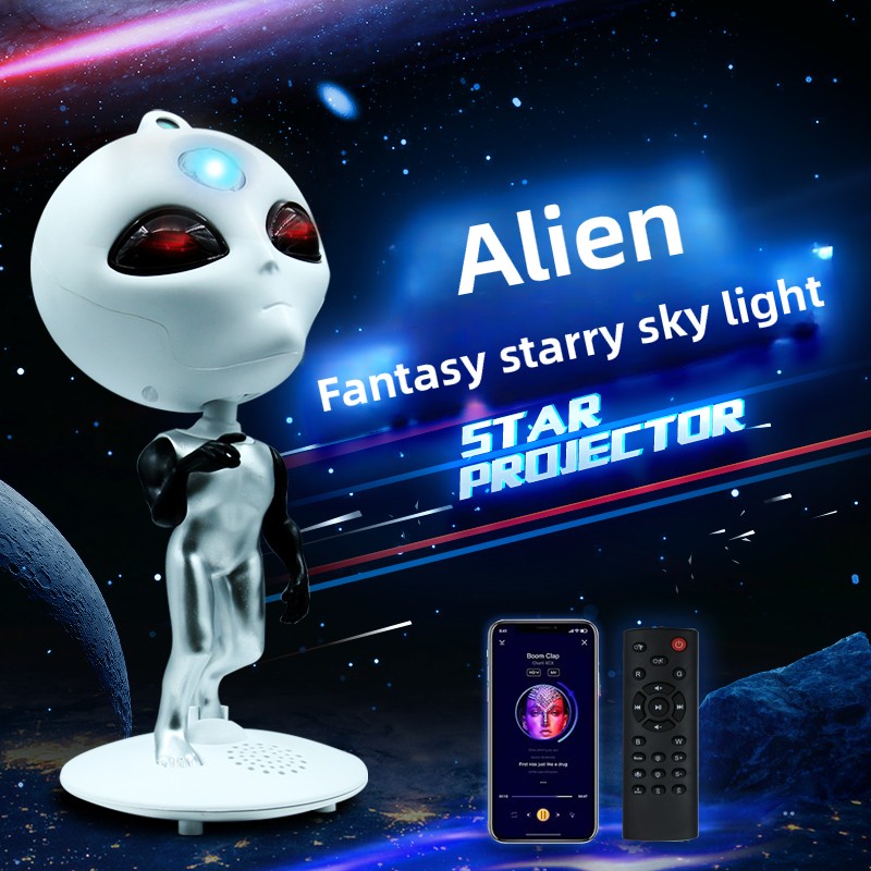 Smart Home Theater - Alien Galaxy Star Projector with Bluetooth