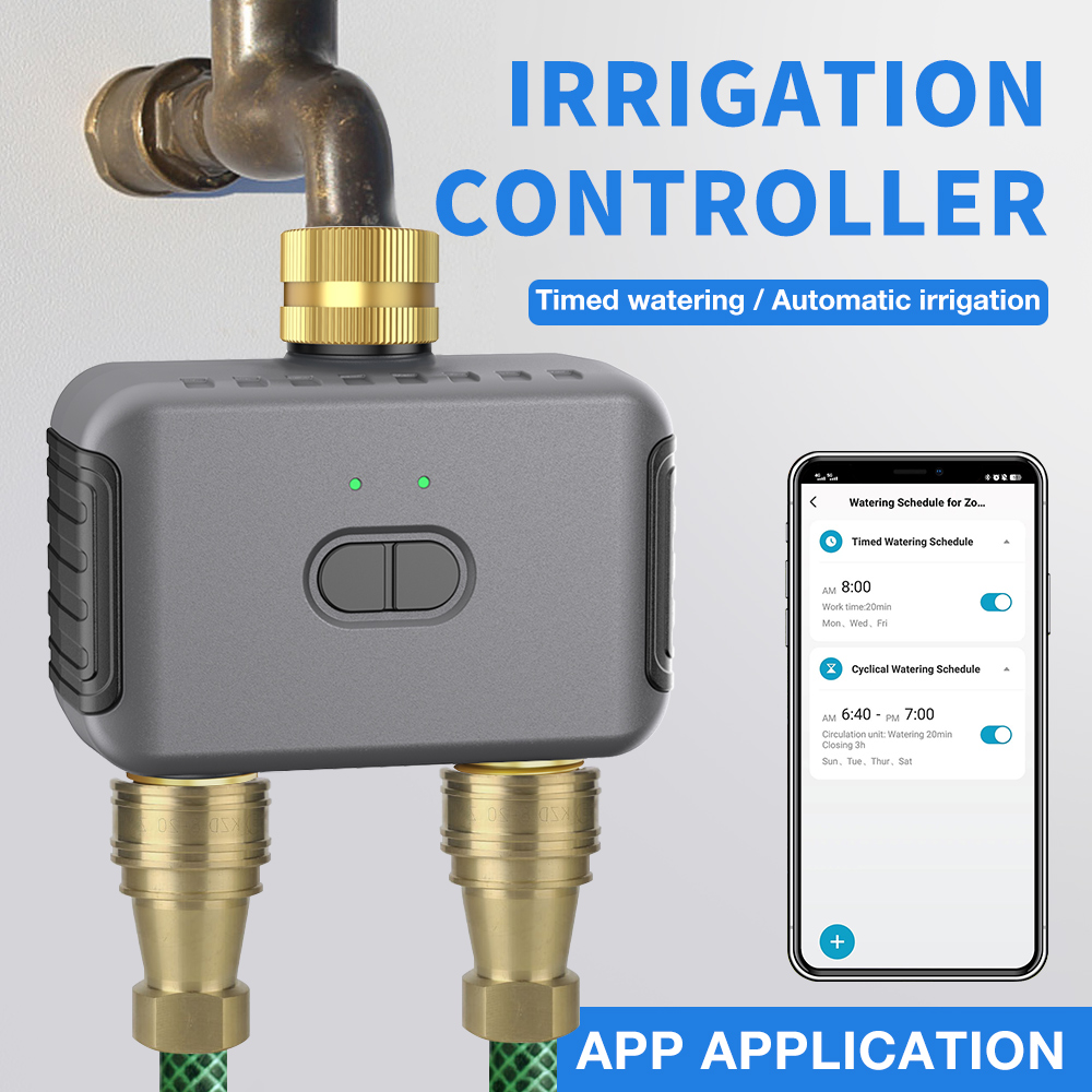 Smart Home Remote - Tuya 2 Zone Watering Timer Garden