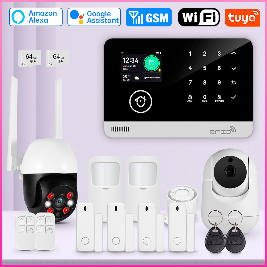Alarm System for Home Tuya WIF - Smart Home Keyboard 评论和价格