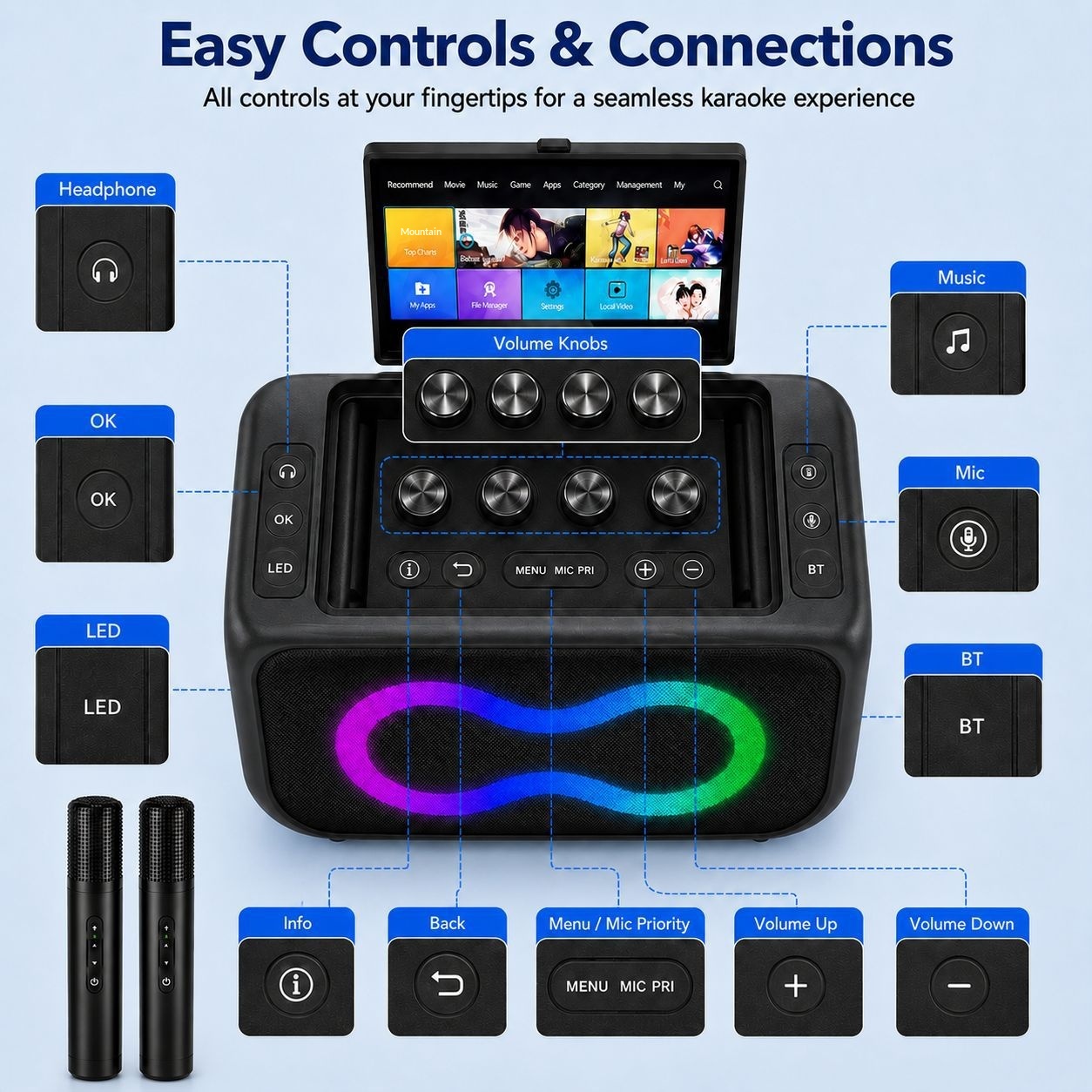 OEM/ODM K55 Portable Karaoke M - Smart Home Theater 评论和价格