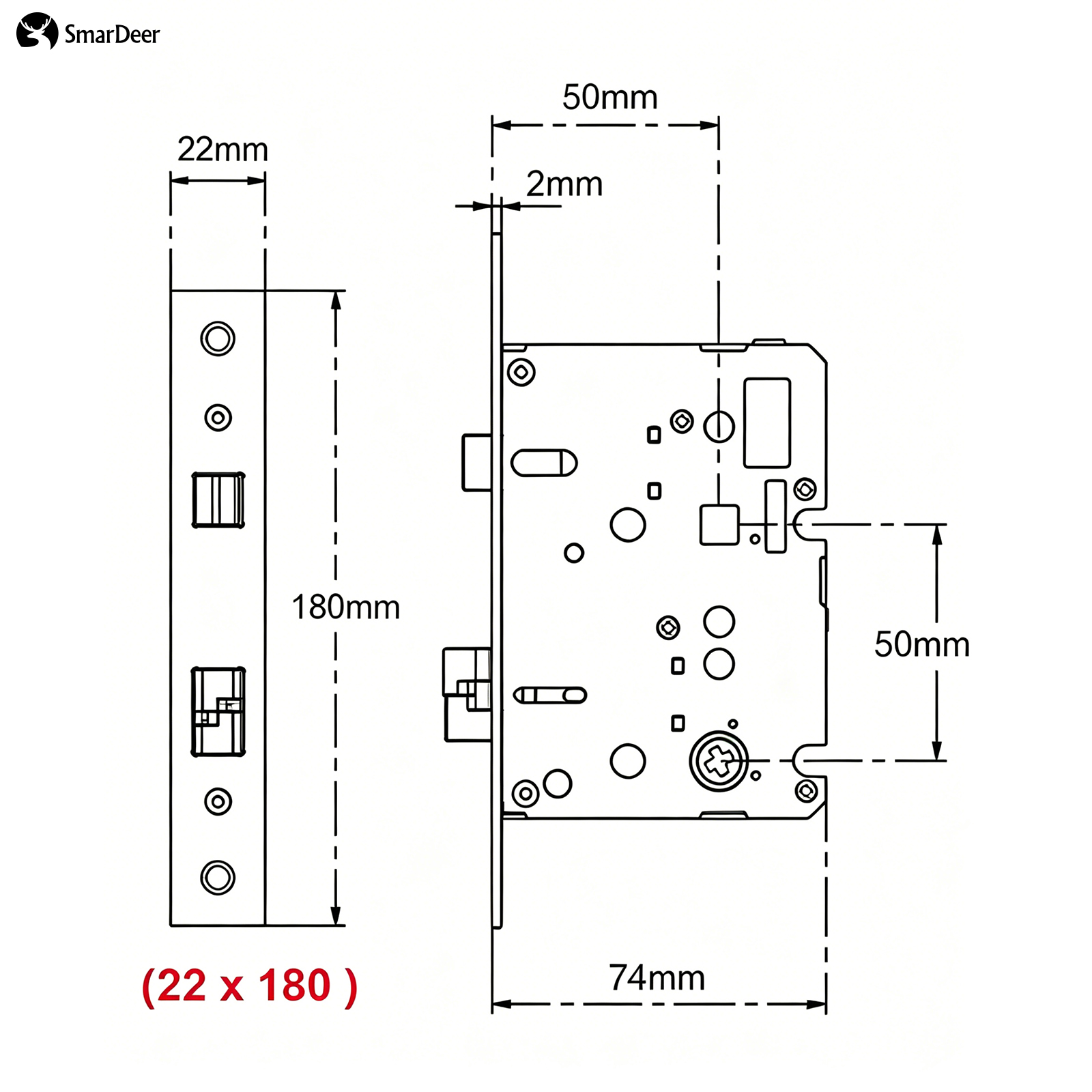 Adaptive Electronic Lock Body  - Smart Home Lock 评论和价格