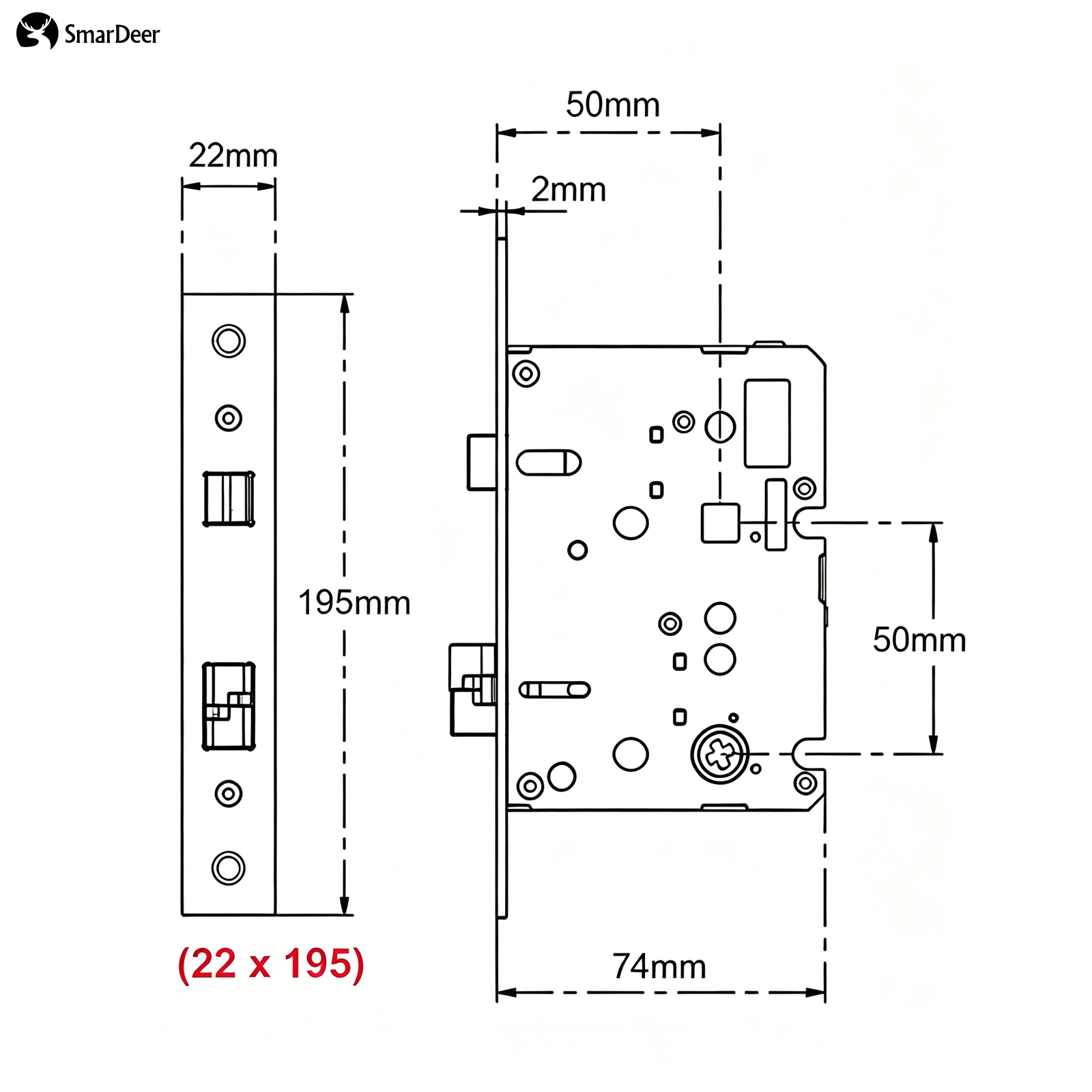 Adaptive Electronic Lock Body  - Smart Home Lock 评论和价格