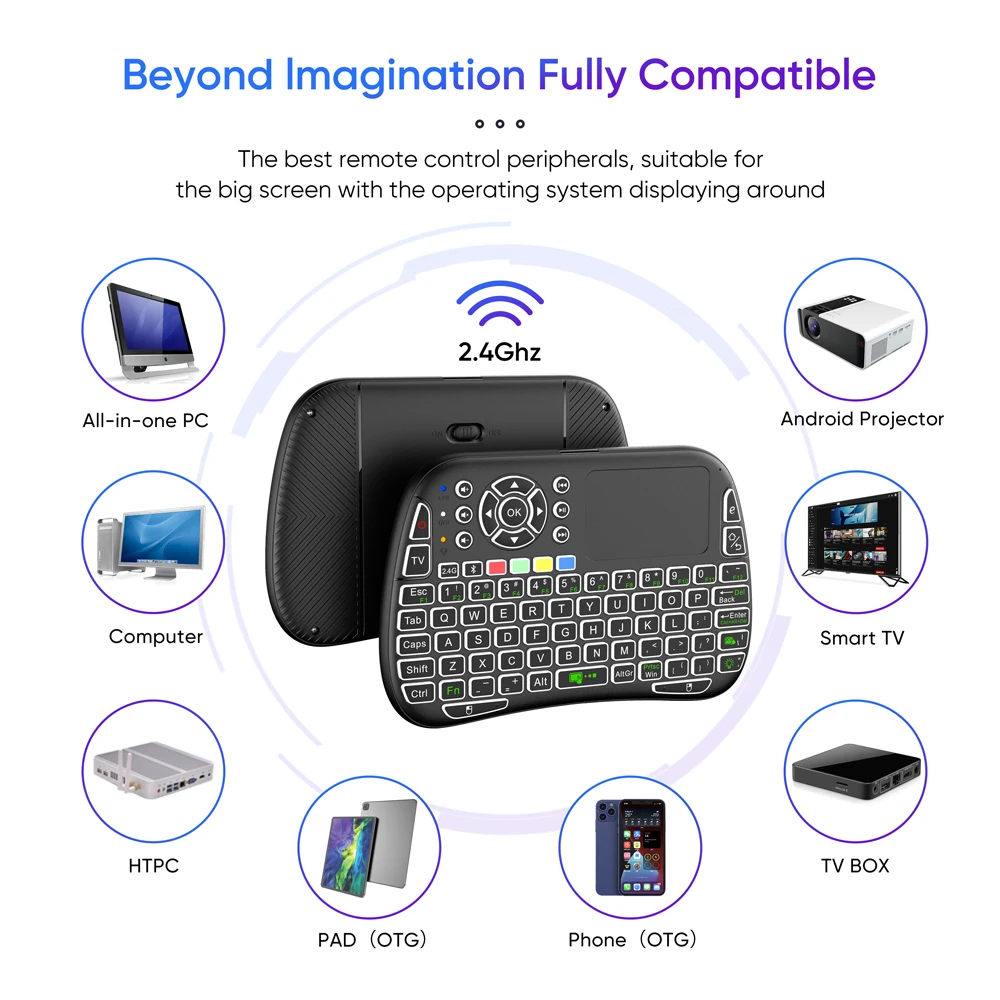 Mini Keyboard Gyroscope Dual M - Smart Home Keyboard 评论和价格