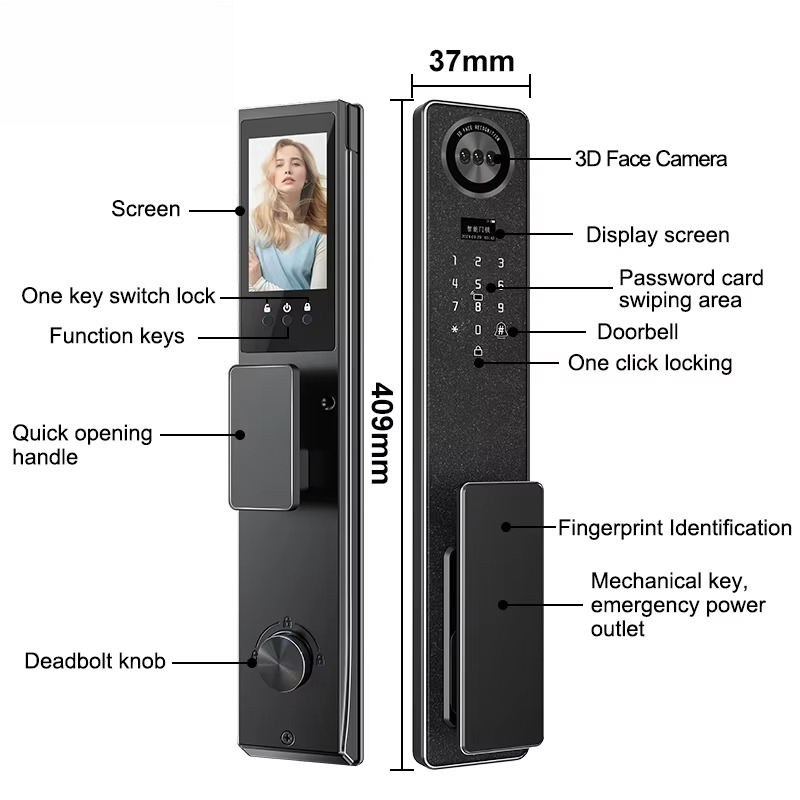 Tuya WiFi Smart Door Lock, Hom - Smart Home Lock 评论和价格