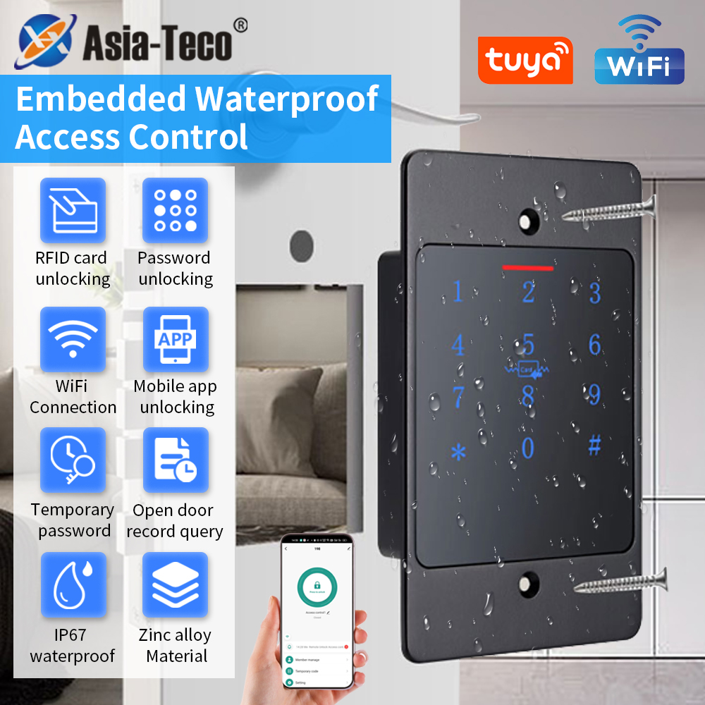 WiFi Tuya Smart Door Lock Keyb - Smart Home Keyboard 评论和价格