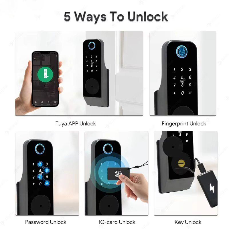 Waterproof Fingerprint Lock Tu - Smart Home Lock 评论和价格