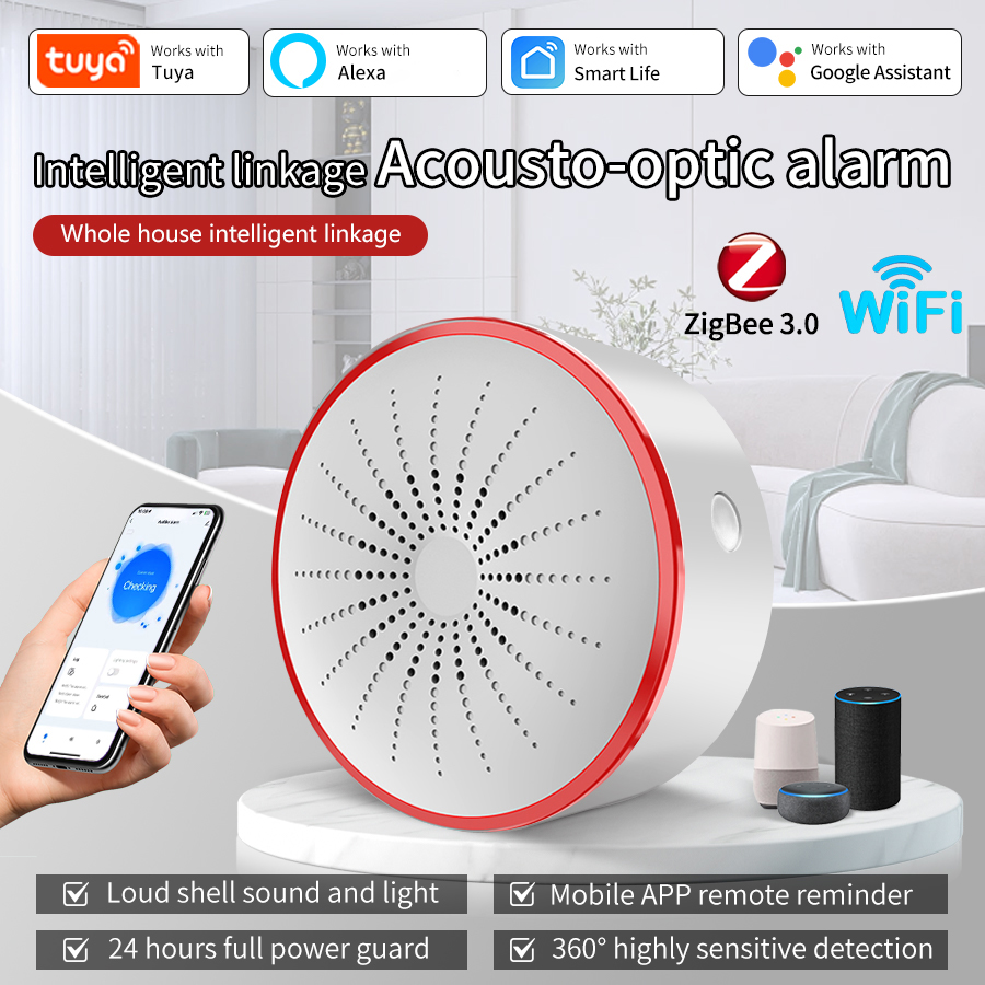 Tuya WiFi ZigBee Smart Alarm S - Smart Home Theater 评论和价格