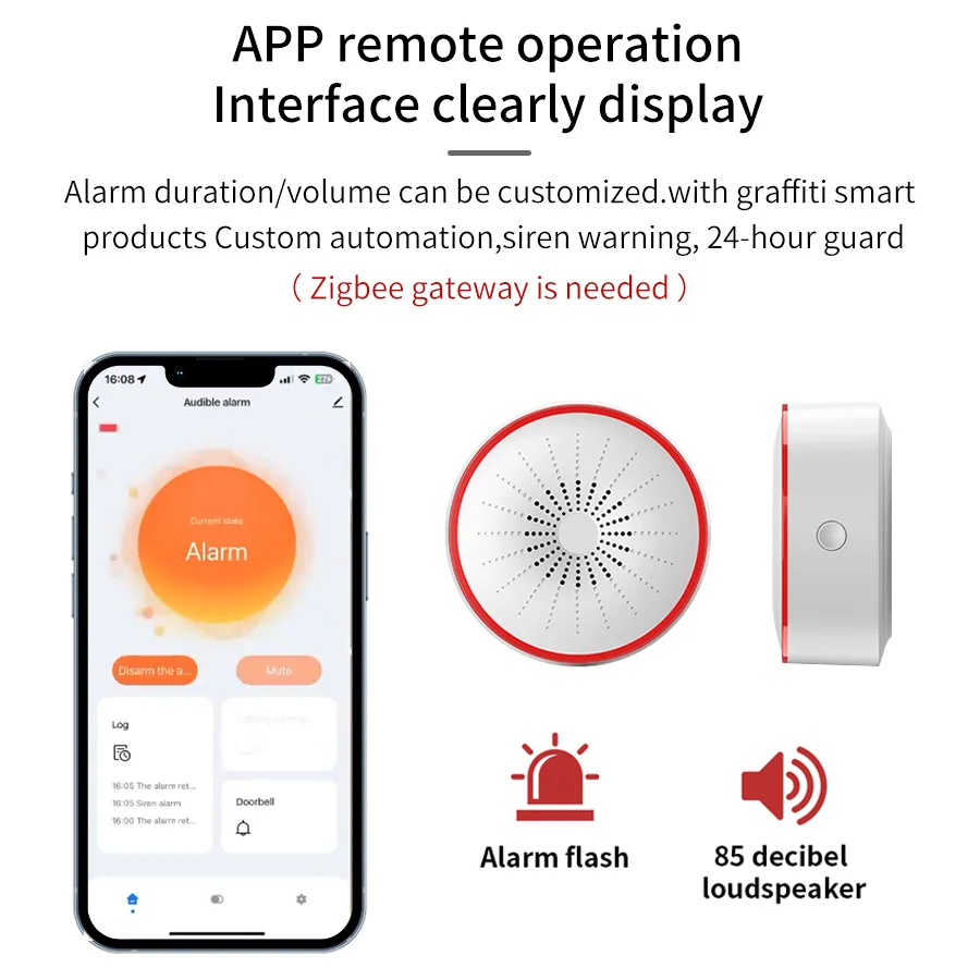 Tuya WiFi ZigBee Smart Alarm S - Smart Home Theater 评论和价格