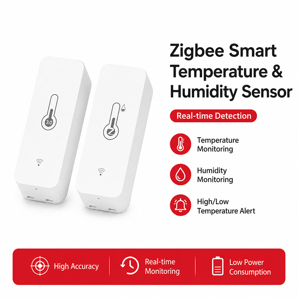 Zigbee Temperature Humidity Se - Smart Home Tablet 评论和价格
