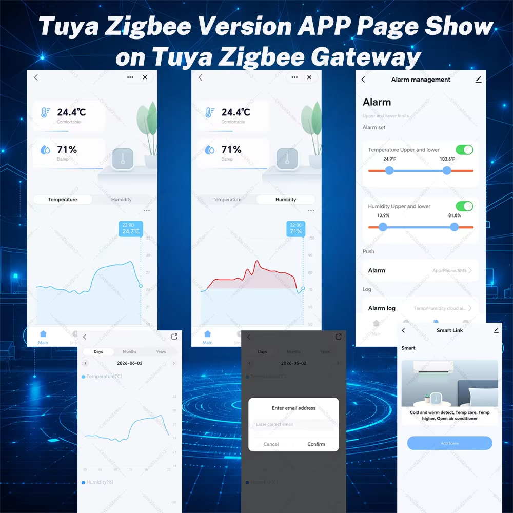 Zigbee Temperature Humidity Se - Smart Home Tablet 评论和价格