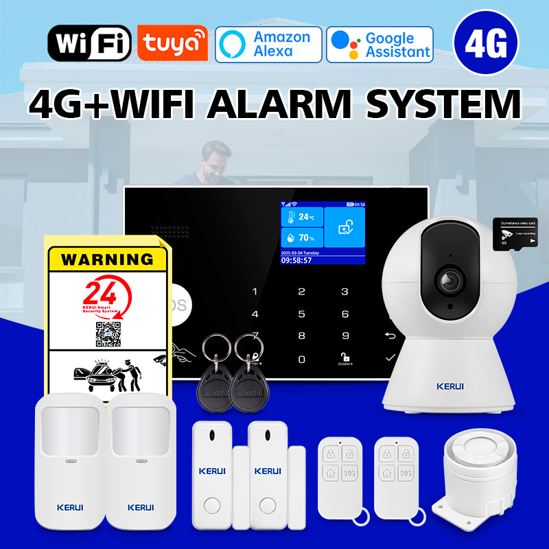 KERUI WiFi+4G Home Alarm with  - Smart Home Keyboard 评论和价格