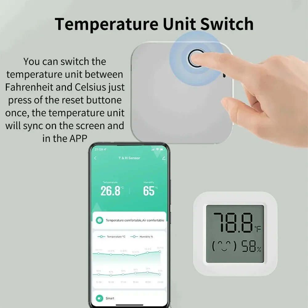 Zigbee 3.0 Temperature Humidit - Smart Home Tablet 评论和价格