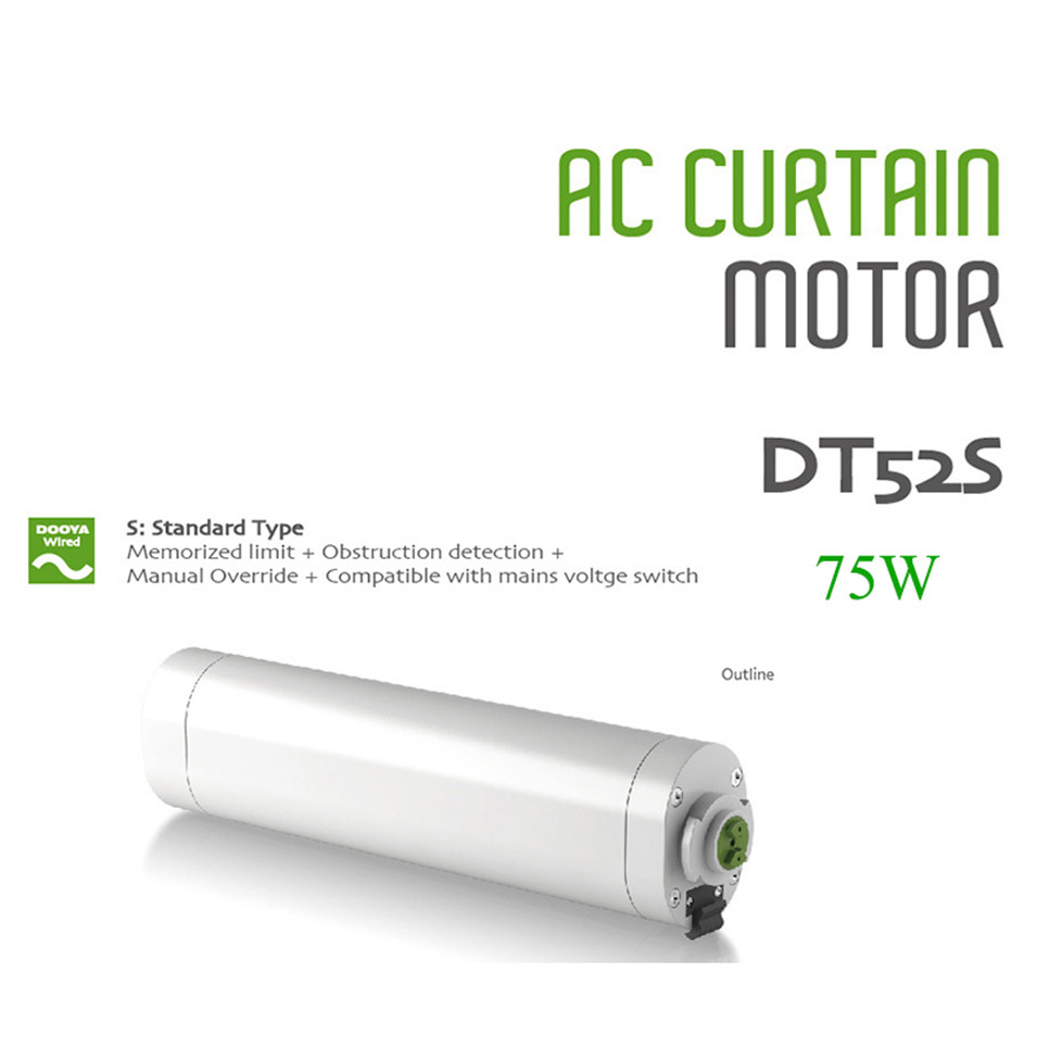 Dooya DT52S Electric Curtain M - Smart Home Fibaro 评论和价格