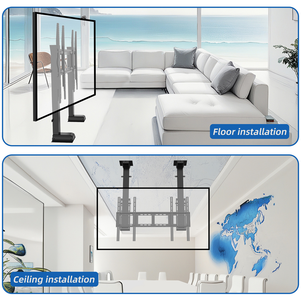 Electric Height Adjustable 65- - Smart Home Theater 评论和价格