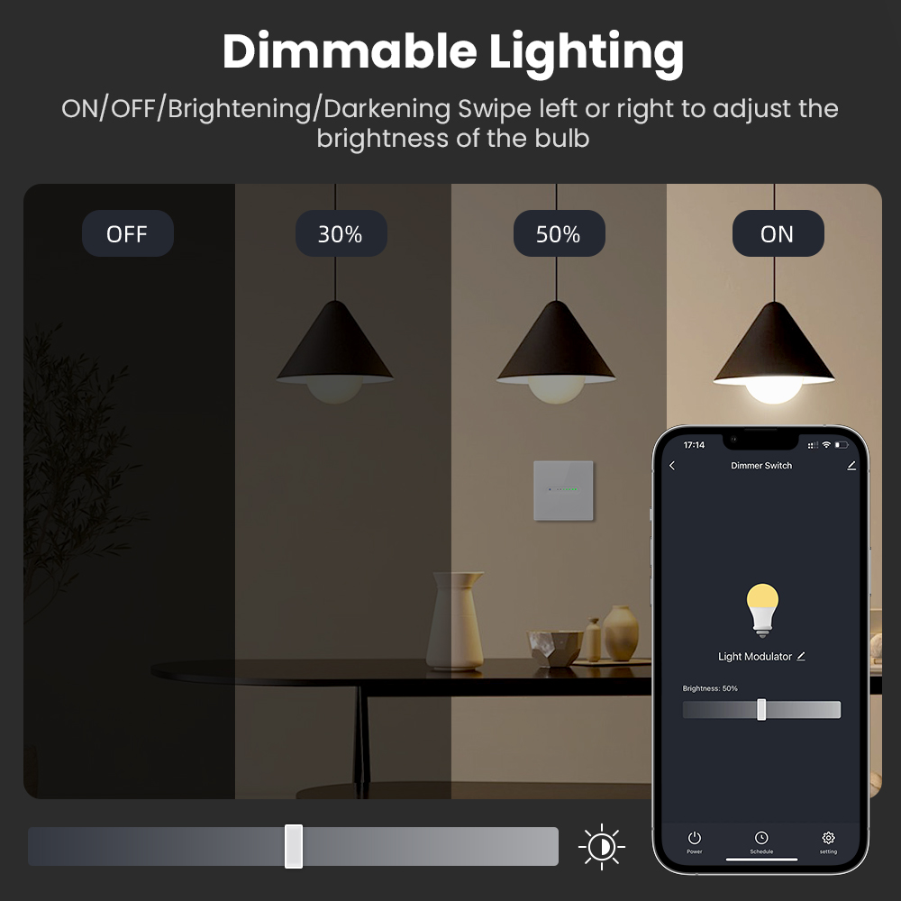 AVATTO WiFi 1/2 Gang Smart Dim - Smart Home Remote 评论和价格