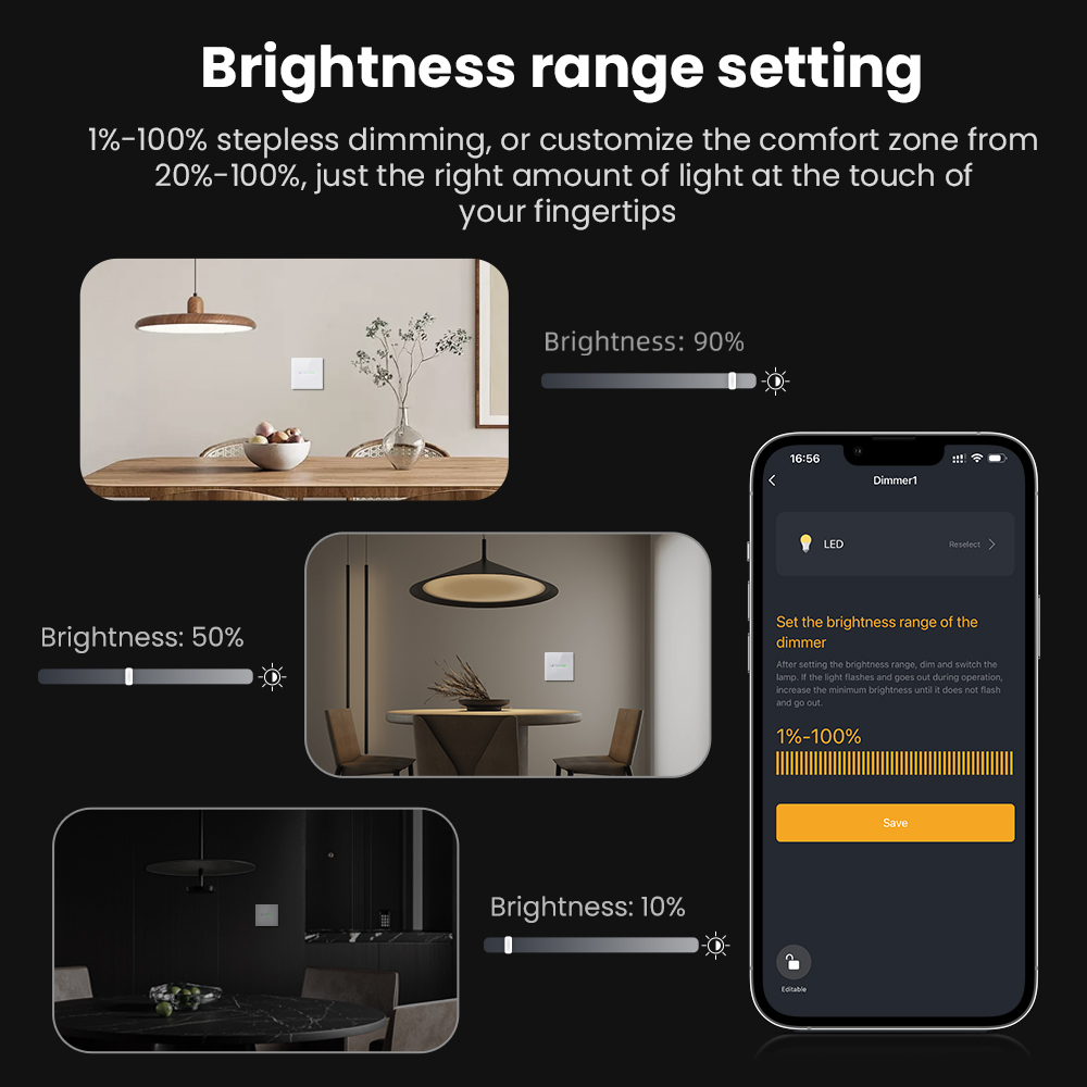 AVATTO WiFi 1/2 Gang Smart Dim - Smart Home Remote 评论和价格