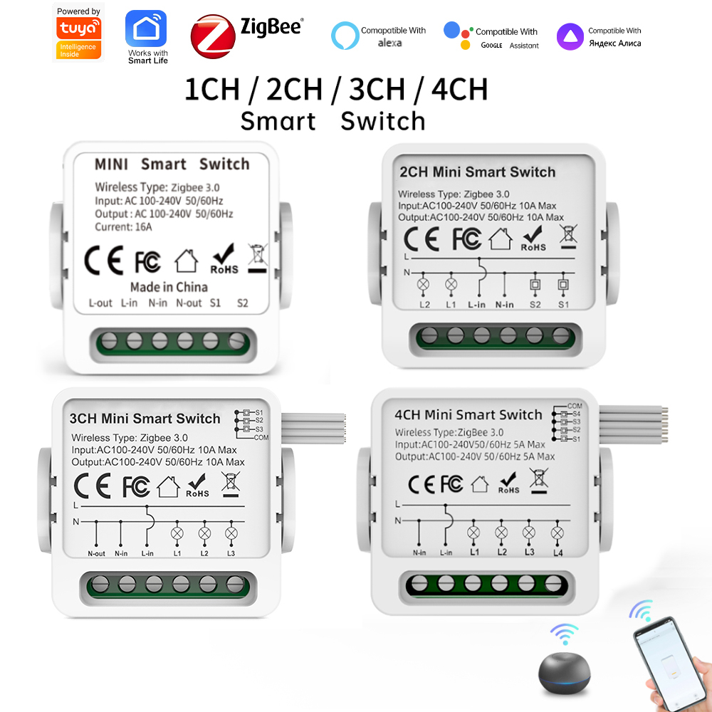 Tuya Zigbee 3.0 Smart Switch 1 - Smart Home Remote 评论和价格