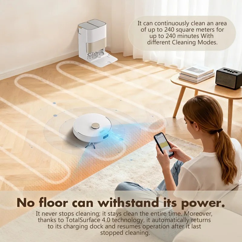 Robotic Vacuum Cleaner, Wet Dr - Smart Home Remote 评论和价格