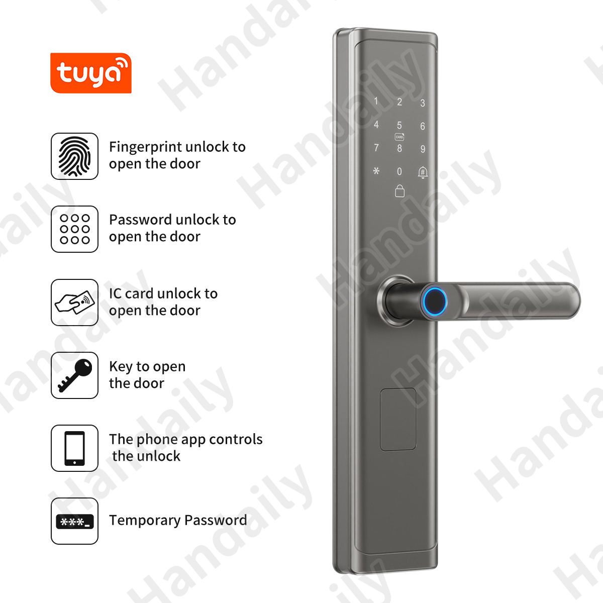 Tuya Wifi TTlock App Fingerpri - Smart Home Lock 评论和价格