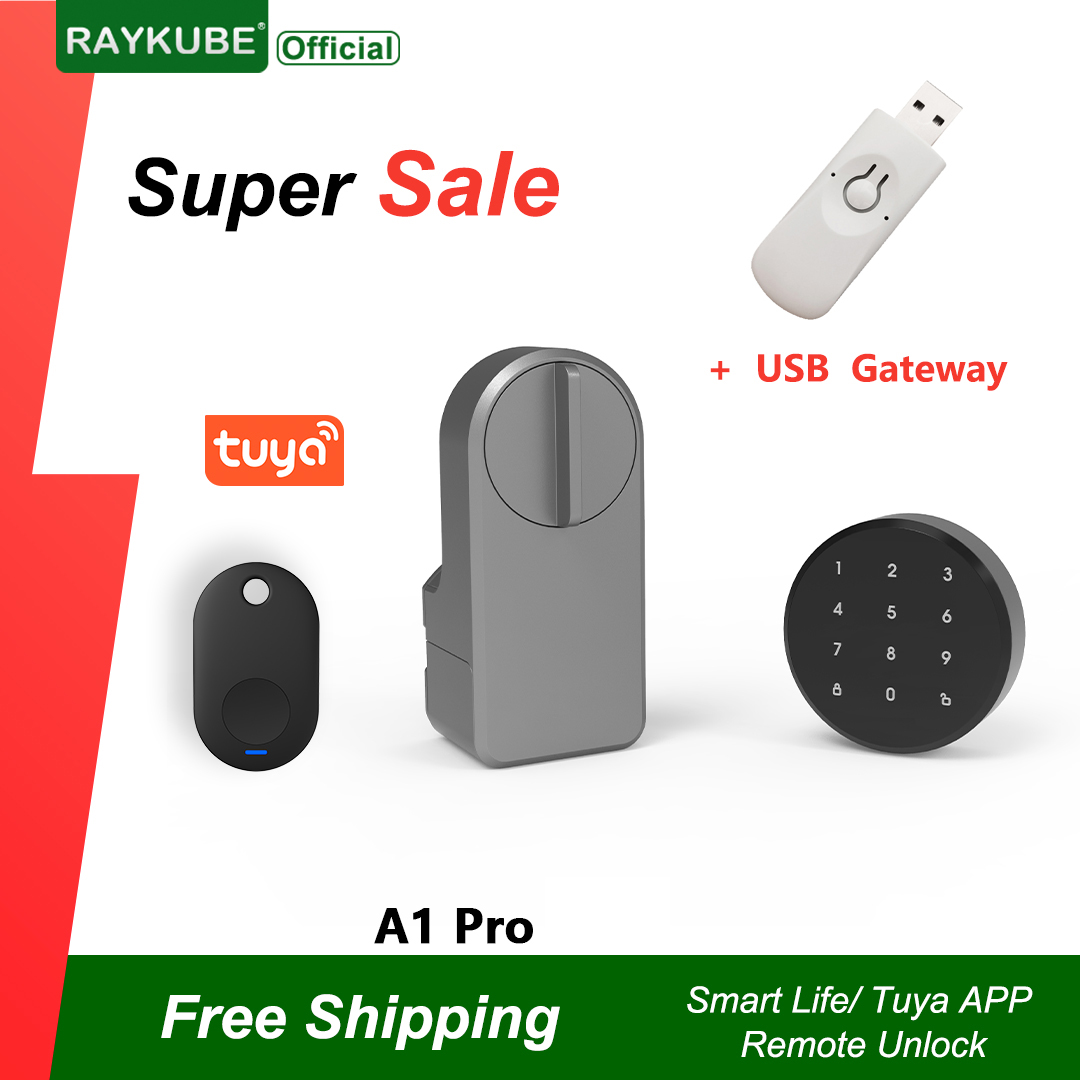 RAYKUBE A1 Pro Tuya BEL Smart  - Smart Home Lock 评论和价格