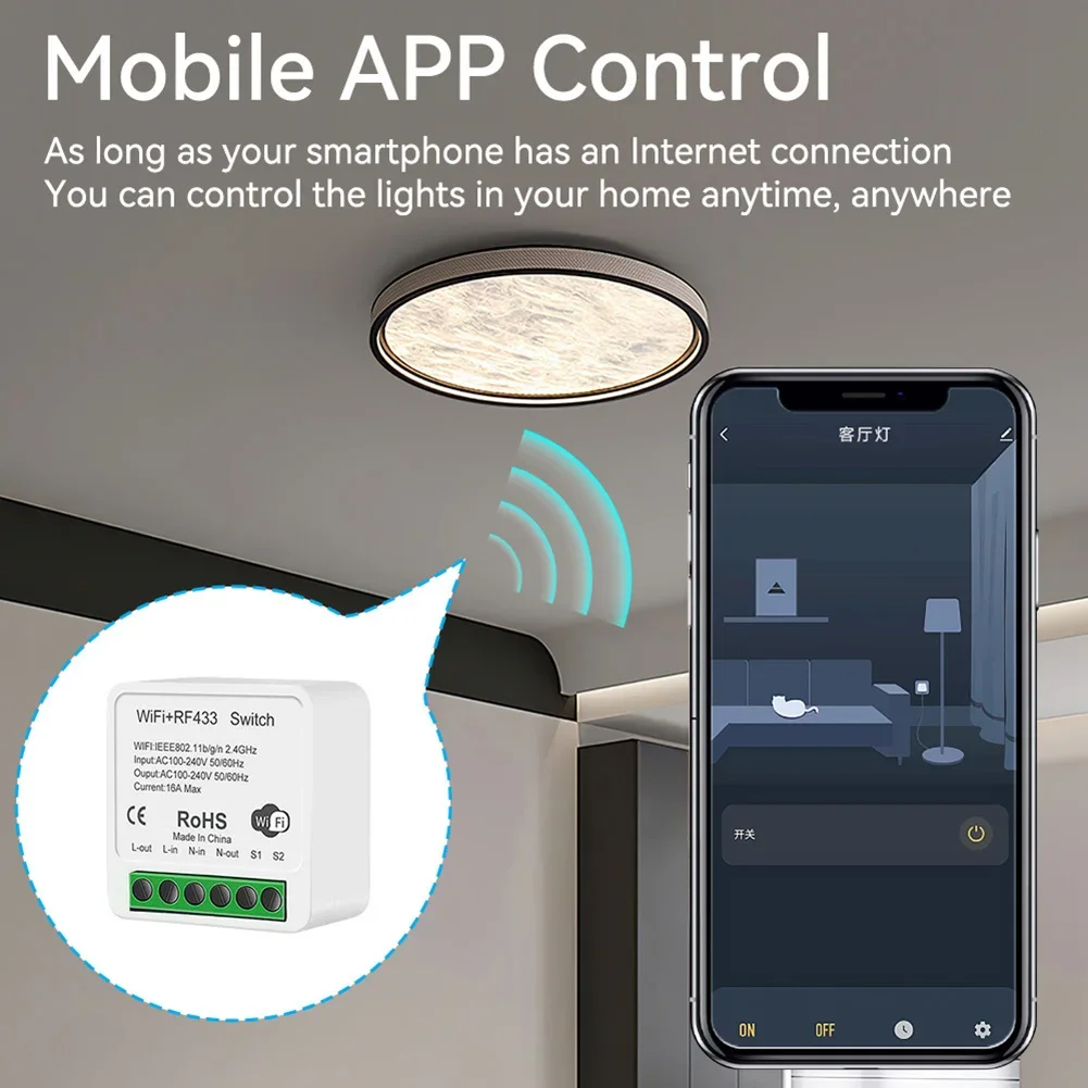 Voice Control Module WiFi RF43 - Smart Home Remote 评论和价格
