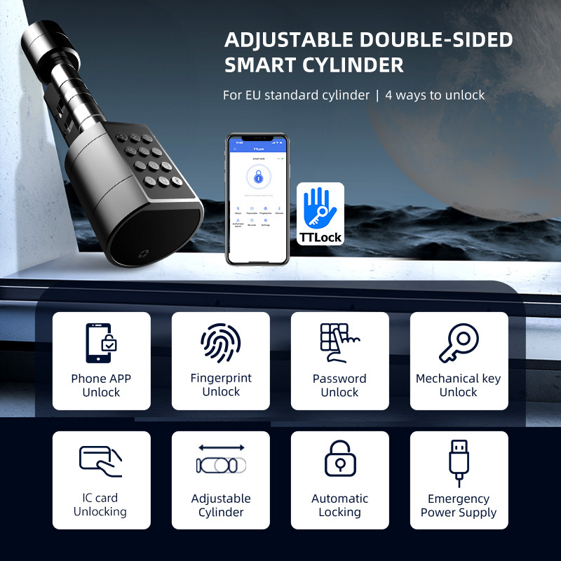 Smart Euro Cylindrical Door Lo - Smart Home Lock 评论和价格