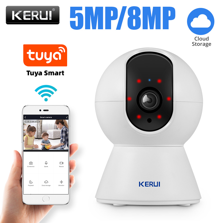 KERUI 8MP/5MP 4K WiFi IP Camer - Smart Home Windows App 评论和价格