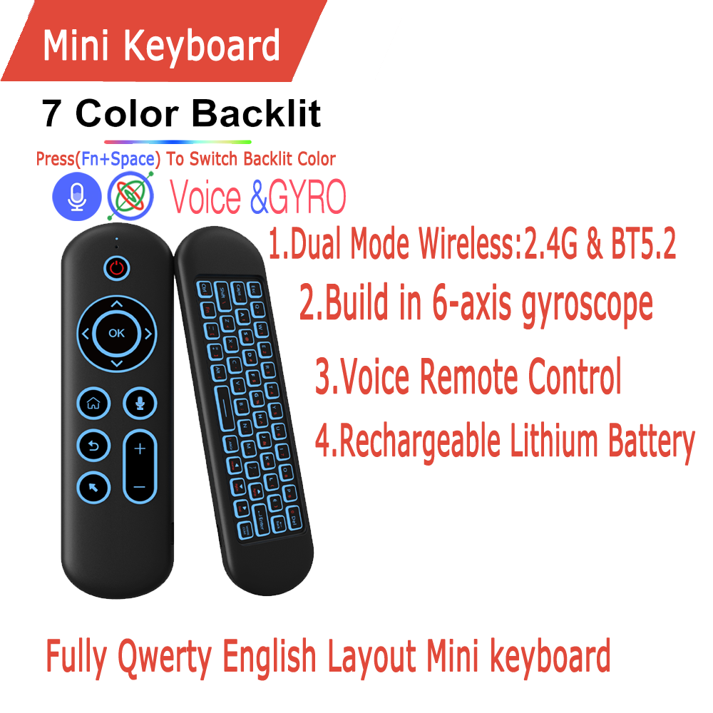 Remote Control Air Mouse Voice - Smart Home Keyboard 评论和价格