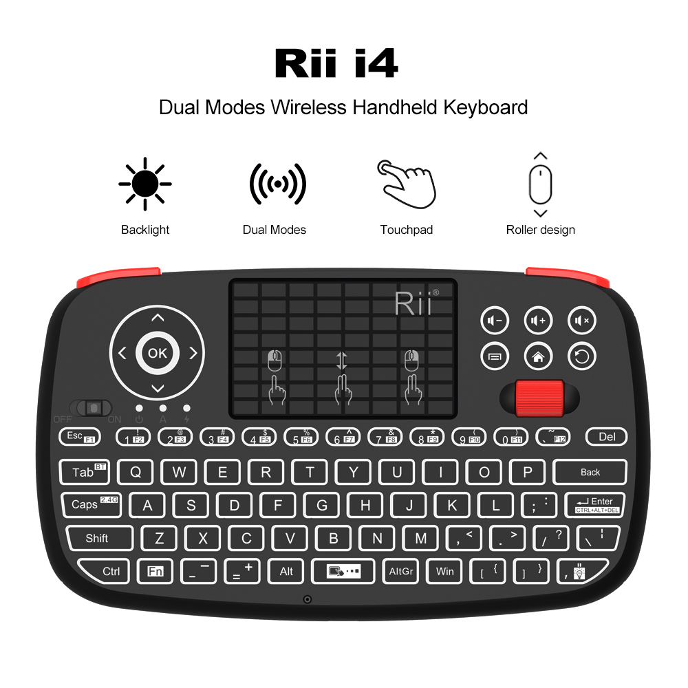 Rii I4 Mini BT Wireless Keyboa - Smart Home Keyboard 评论和价格