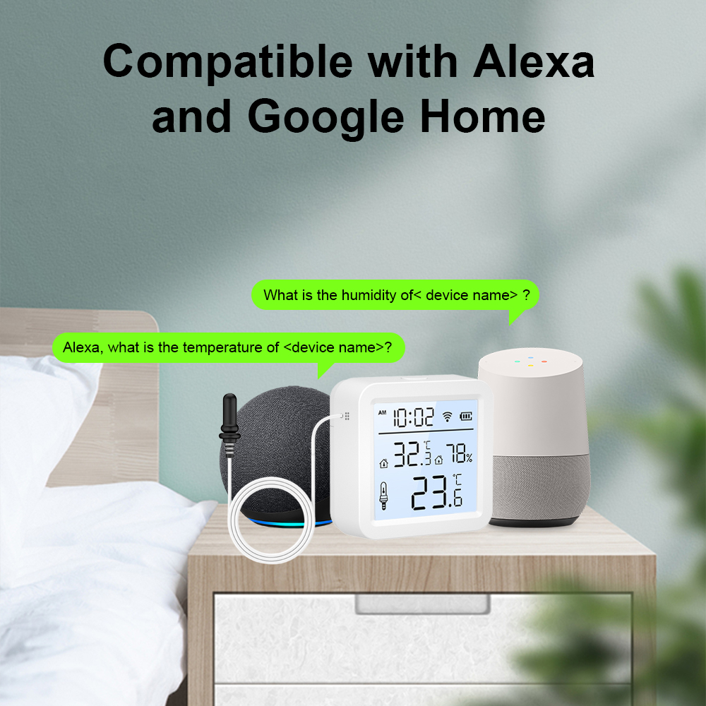 WiFi Humidity Temperature Sens - Smart Home Outdoor 评论和价格