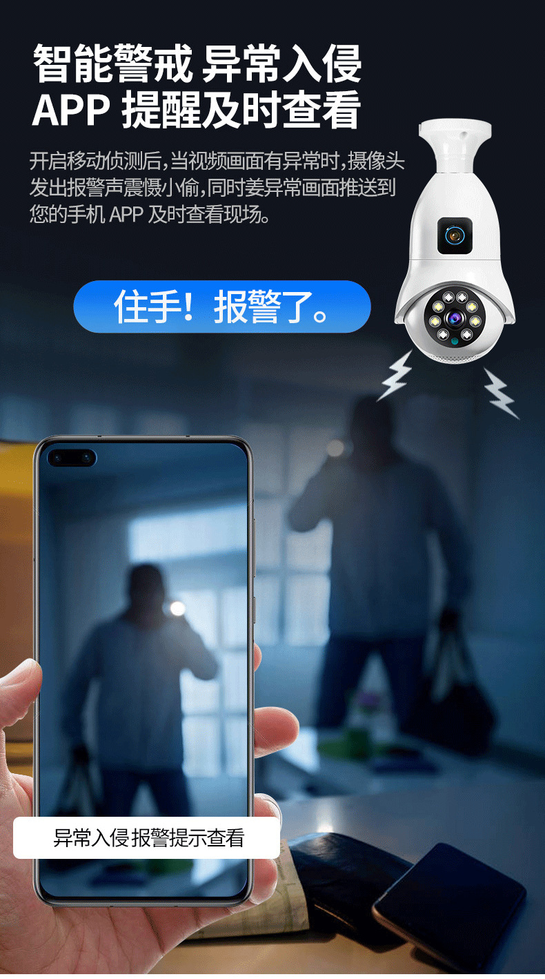 4MP UHD V380 APP Dual Lens E27 - Smart Home Windows App 评论和价格