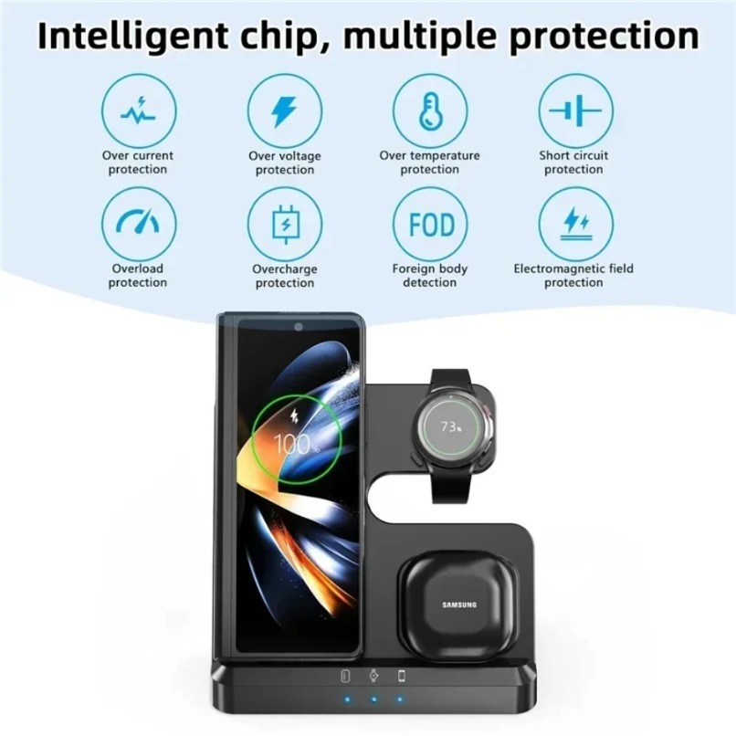 3 in 1 Wireless Charger Statio - Smart Home Samsung 评论和价格