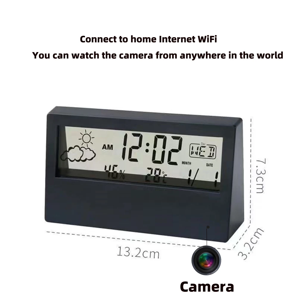 4K WiFi Clock Camera with Moti - Smart Home Remote 评论和价格