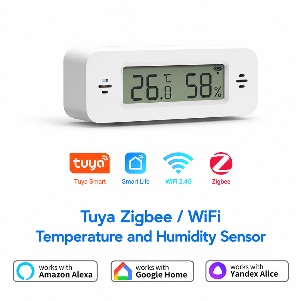 Tuya Zigbee WiFi Mini Temp & H - Smart Home Tablet 评论和价格