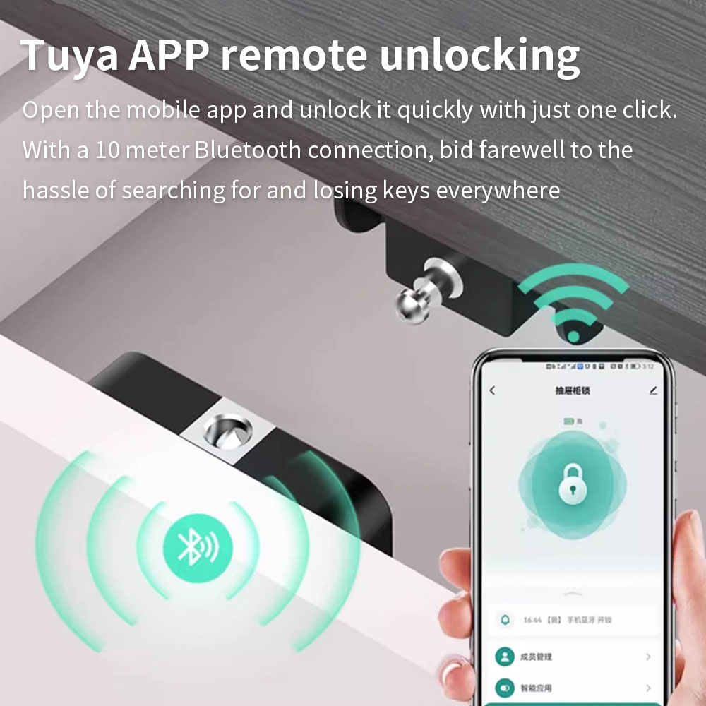 Tuya Hidden Cabinet Lock RFID  - Smart Home Lock 评论和价格