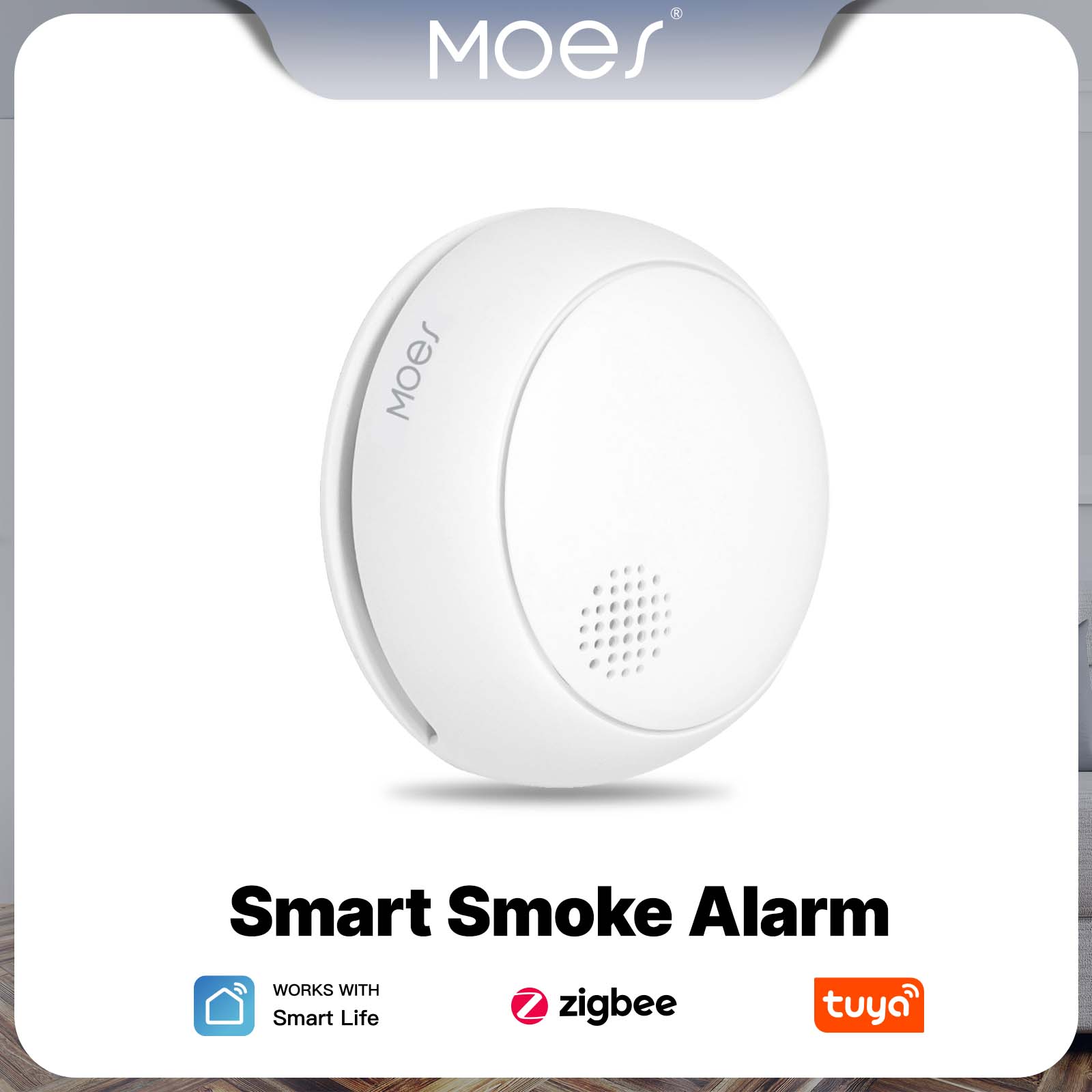 MOES ZigBee Smart Smoke Alarm  - Smart Home Theater 评论和价格